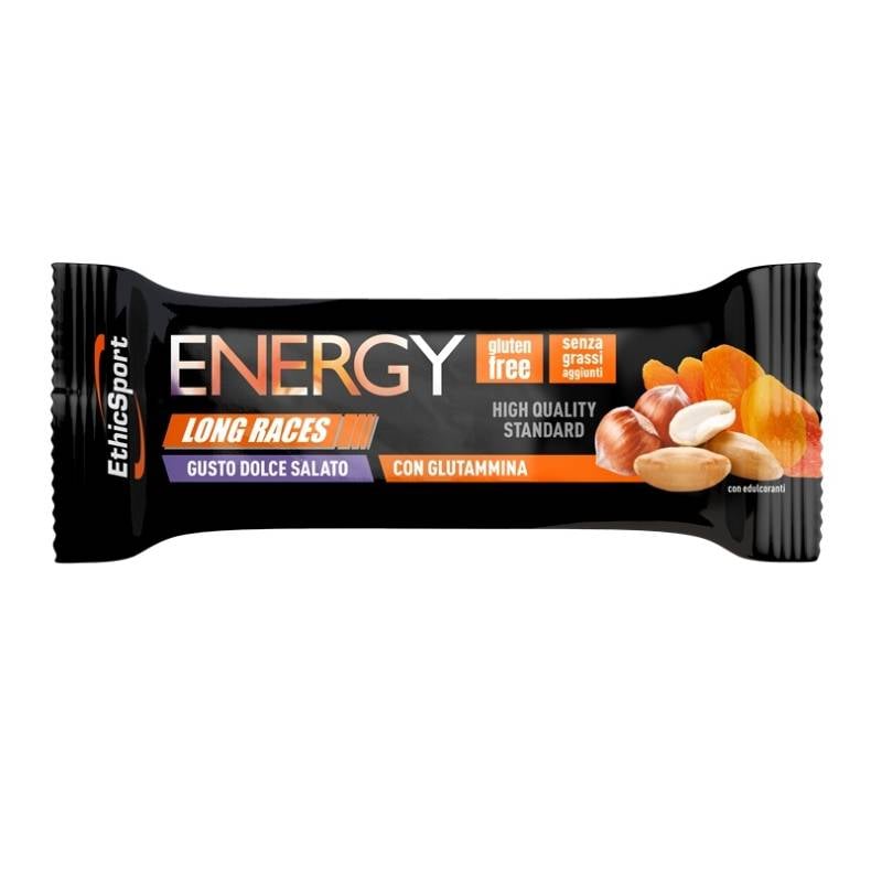 Barra Ethicsport Energy Long Races Dulce/Sal Nuez/Albaricoque 42g