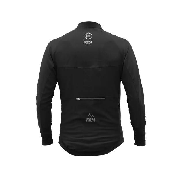 Chaqueta KOM Cortaviento Impermeable Pacific Negro