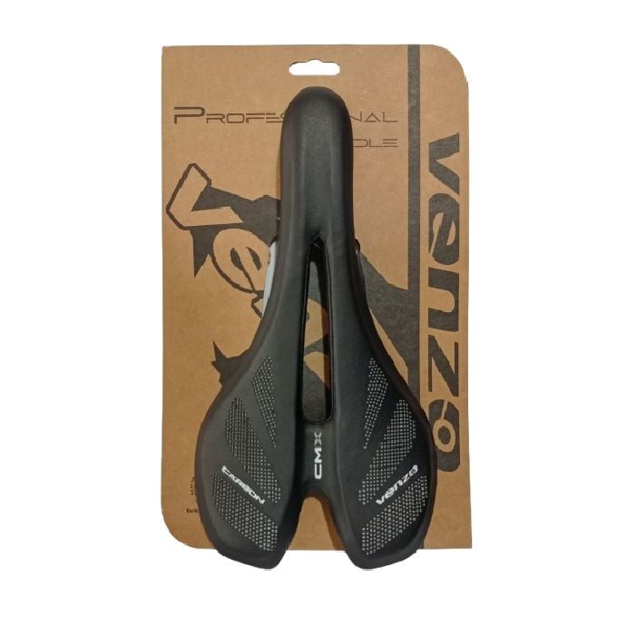 Asiento Venzo XC CMX Carbono 270 x 140 mm 200g