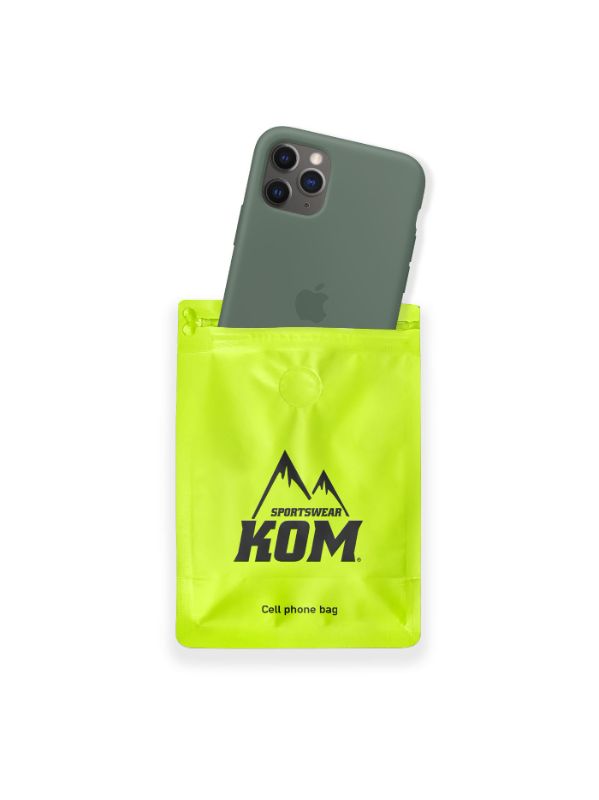 Estuche Impermeable Celular Cierre Ziploc Ciclismo Running Verde