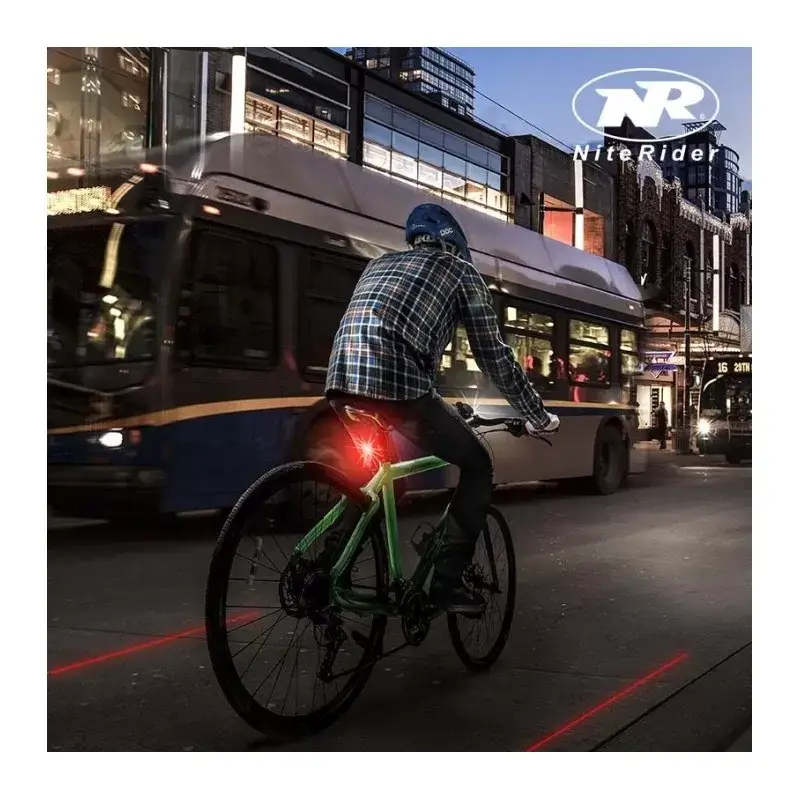 Luz Trasera Nite Rider Sentinel 250 Con Carriles Laser