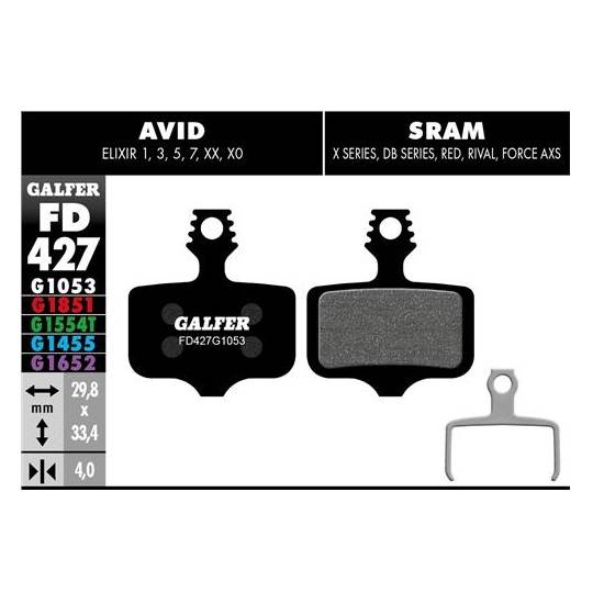 Pastilla Galfer FD427 Sram Avid Elixir Standard