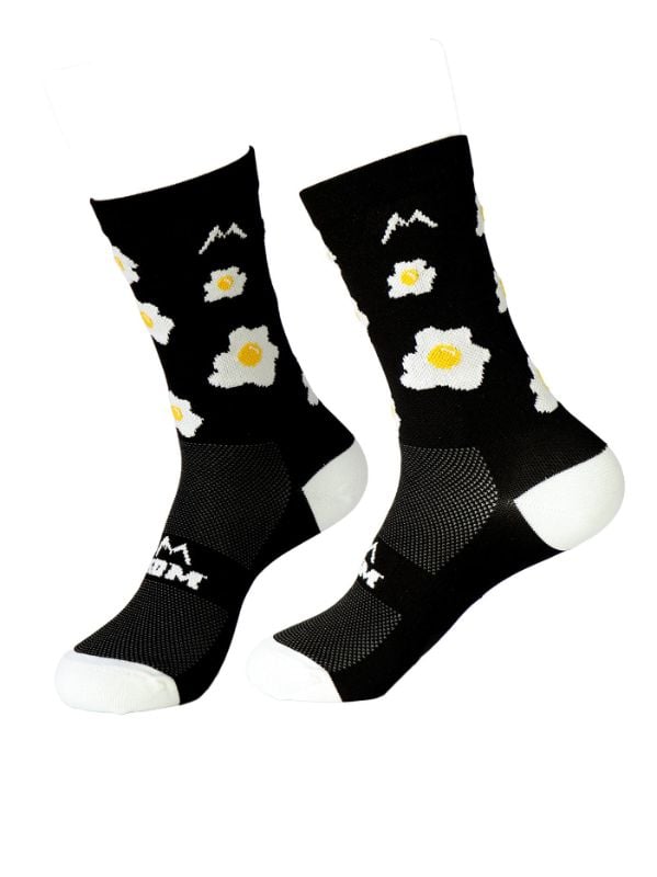 Medias Kom Pop Running Ciclismo Huevos Fritos