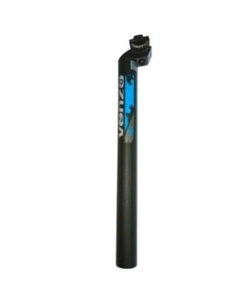 Tija 27.2 x 400mm Venzo X9 Negro/Azul