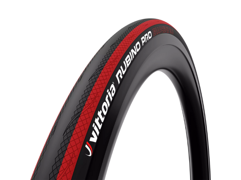 Caucho 700 x 25 Vittoria Rubino Pro Foldable Rojo