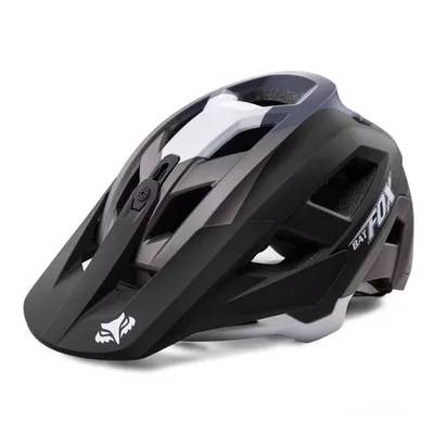 Casco Bat Fox Negro/Blanco