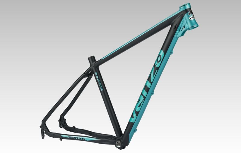Cuadro 29 Venzo Raptor Aluminio QR Caja Direccion Overside Negro/Teal