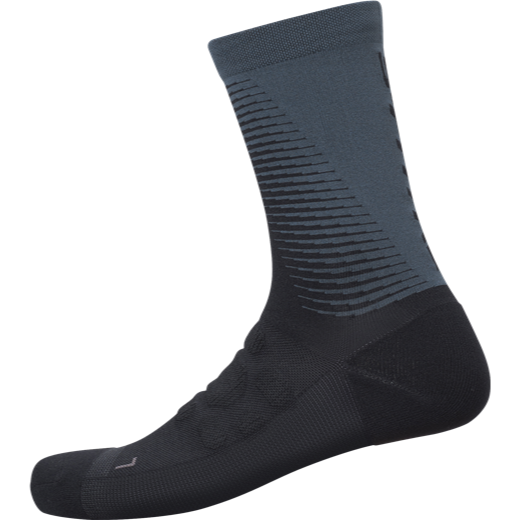 Medias Shimano Largas S-Phyre Negro-Gris Caballero