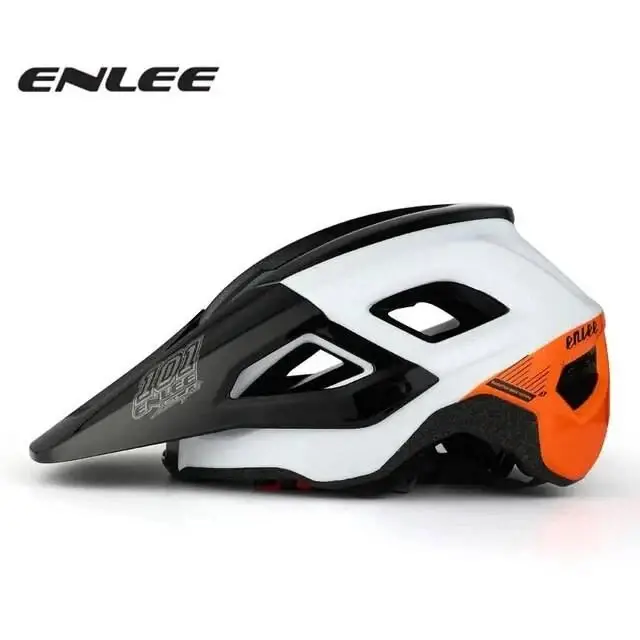 Casco Enlee Negro/Blanco/Naranja
