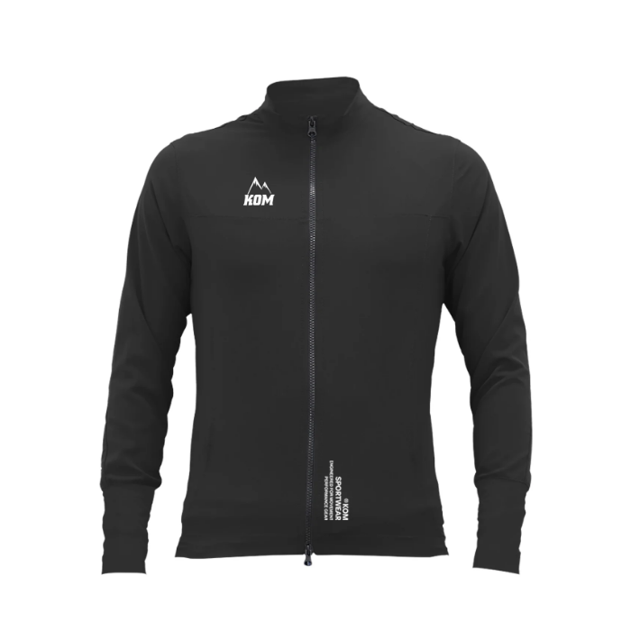 Chaqueta KOM Cortaviento Impermeable Pacific Negro