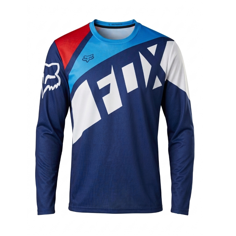 Jersey Fox Azul Blanco