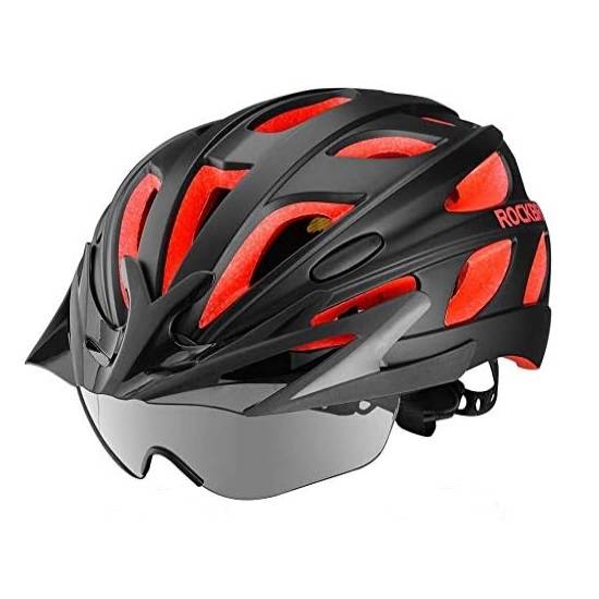 Casco Rockbros Negro/Rojo