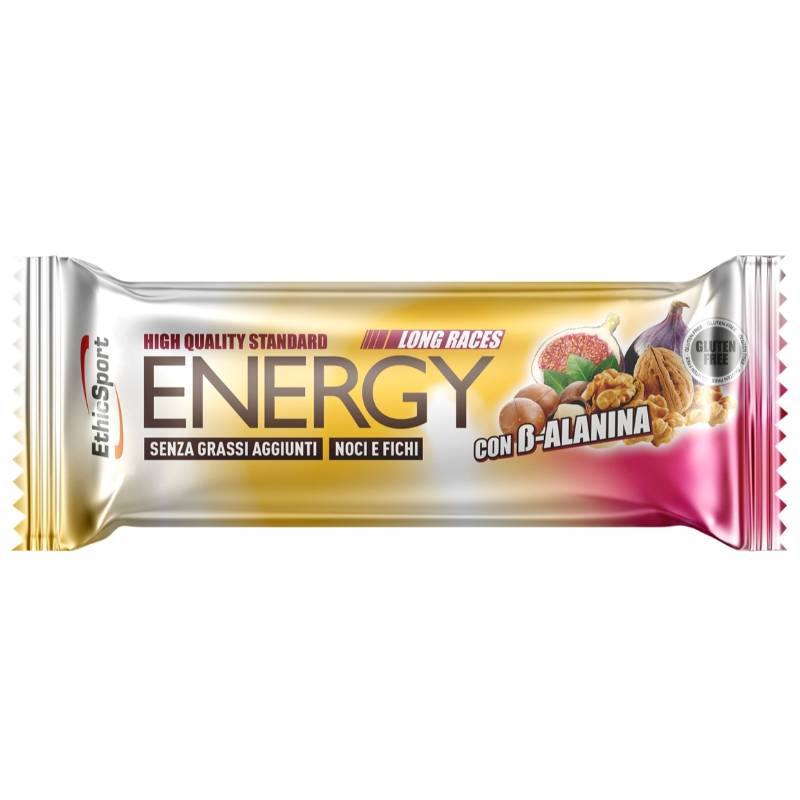 Barra Ethicsport Energy Long Races B-Alanina Nuez/Higo 40g