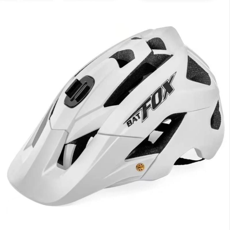 Casco Bat Fox Blanco Mod 2