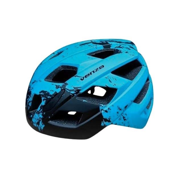 Casco Venzo Negro Azul