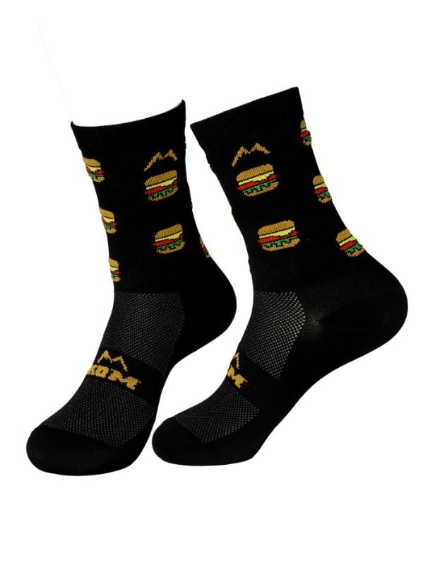 Medias Kom Pop Running Ciclismo Hamburguesas