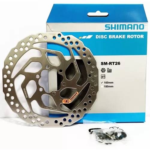 Disco de Freno Shimano RT26 160mm 6 Tornillos