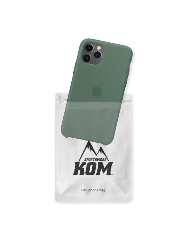 Estuche Impermeable Celular Cierre Ziploc Ciclismo Running Transparente