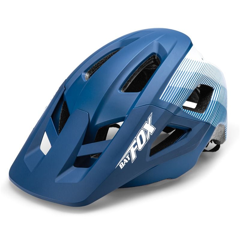 Casco Bat Fox Azul Blanco