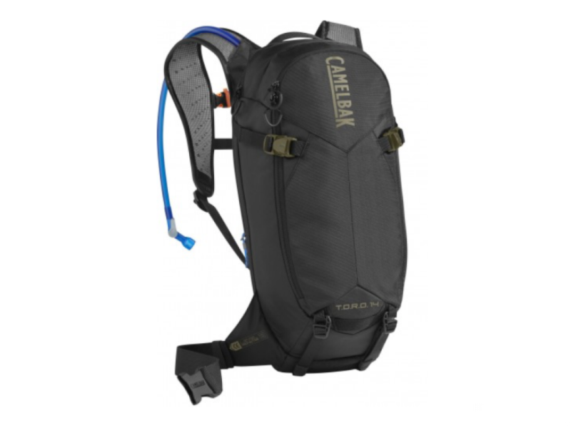 Bolso Hidratador CamelBak Toro Protector 14 Dry 3 Lts Black/Burnt *SIN VEJIGA*