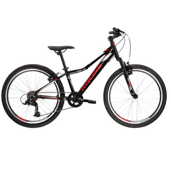 Bicicleta 24 Kross Hexagon JR 1.0 SR Negra