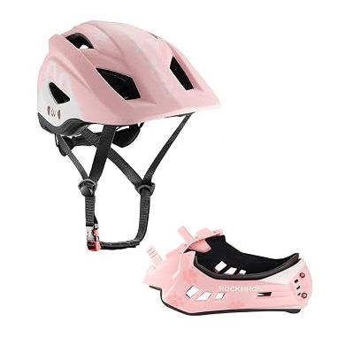 Casco Rockbros Integral de Niño Rosado