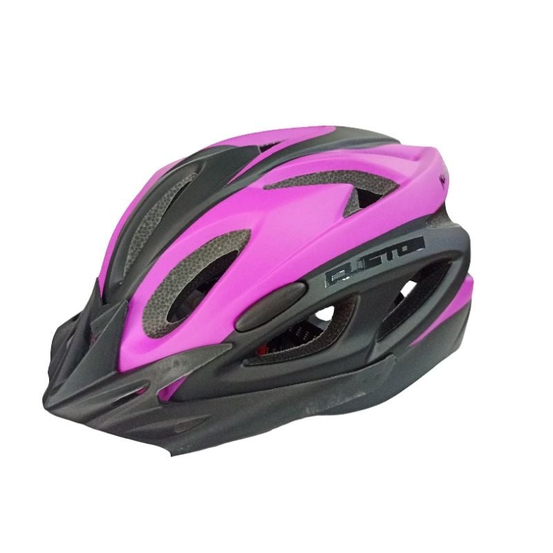 Casco Kamikaze Custom Negro Magenta Neon