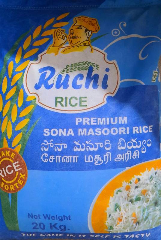 Ruchi Sonamassori Rice 20kg