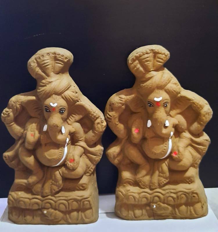 12 Inch - Clay Ganesh Idol