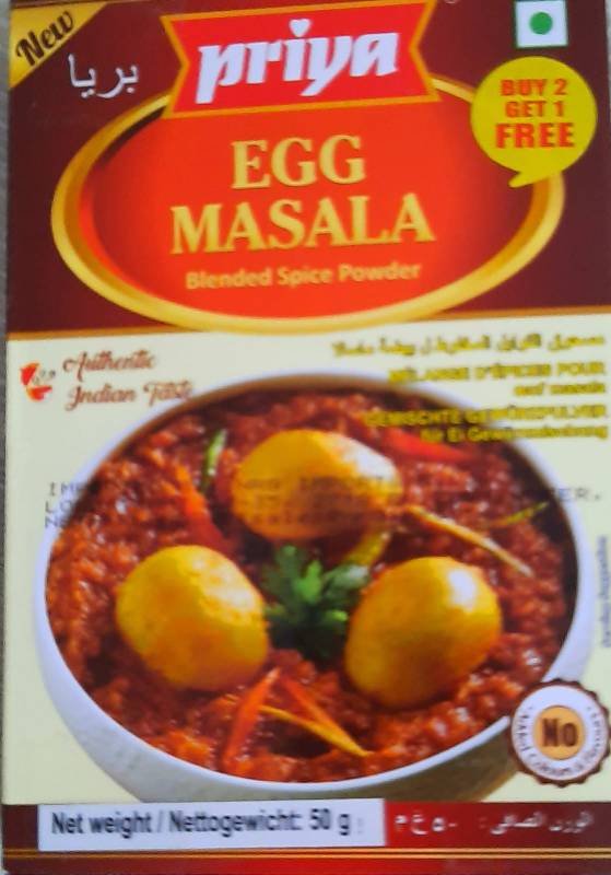 Priya Egg Masala 100gr