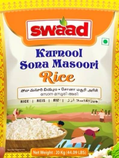 Swaad Sona Masoori Rice 20kg