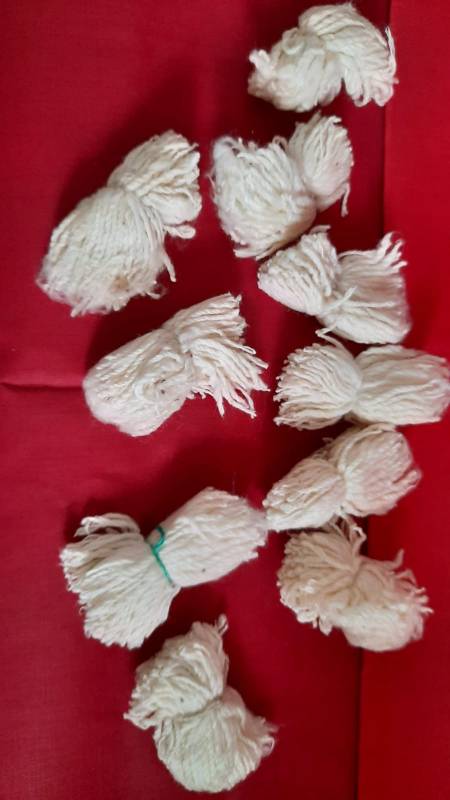 White Long Batti / vattulu (365pcs)