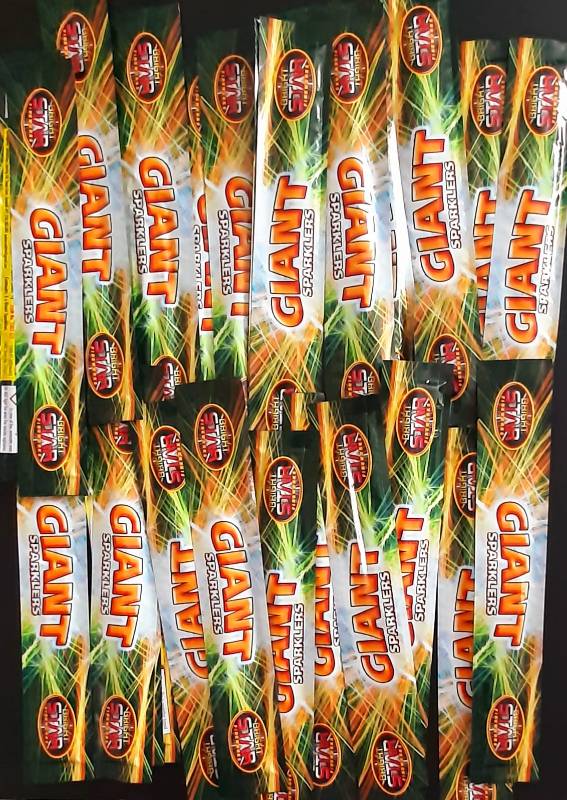 Gaint Sparklers 25cm (5pcs)