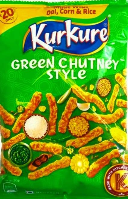 Kurkure Green Chutney Style - 2 pks