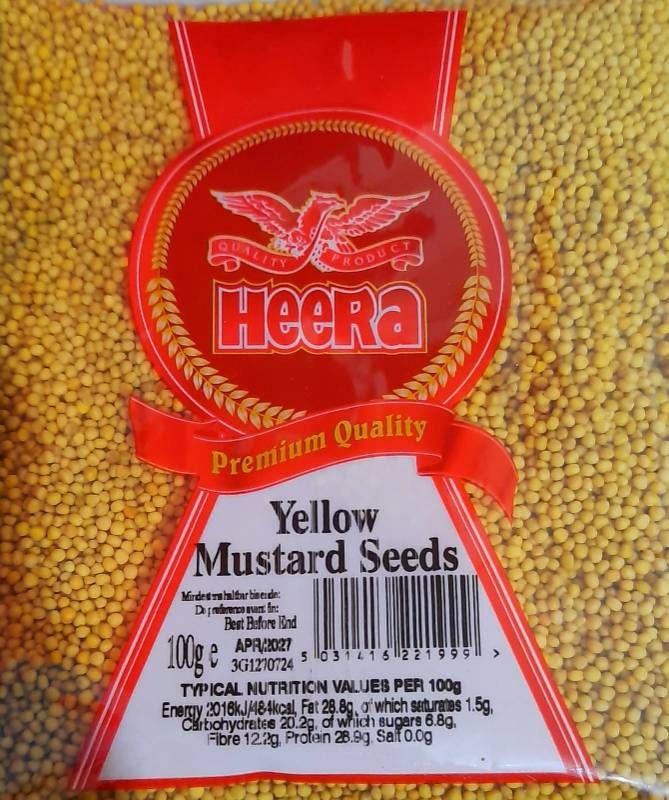 Heera Yellow Mustard Seeds 100gr