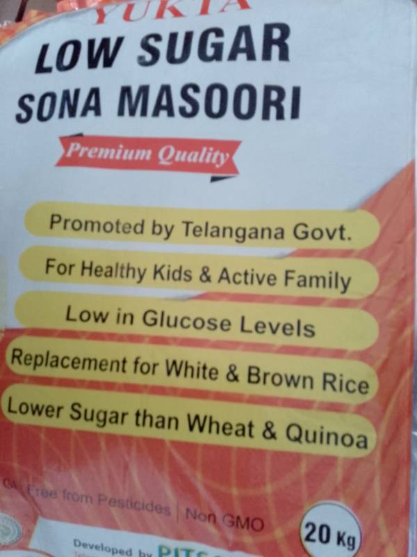 Yukta Low Sugar Sonamassori Rice 20kg