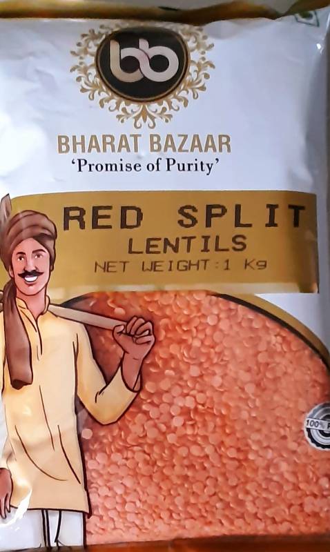 Bharat Bazaar Red Lentils 2kg