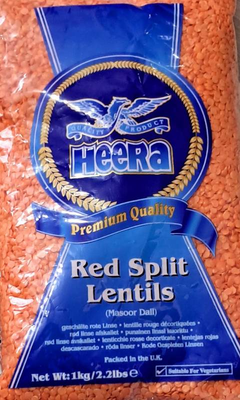 Heera Red Split Lentils 1kg