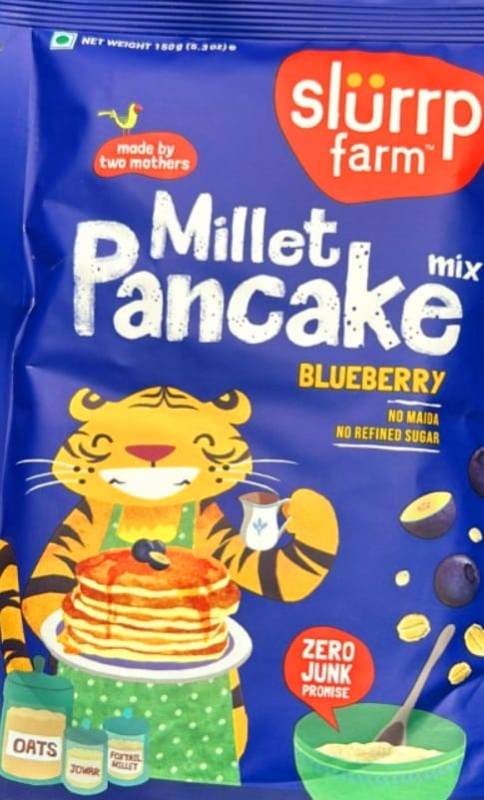 Slurrp Farm Millet Pancake - Blueberry Flavour