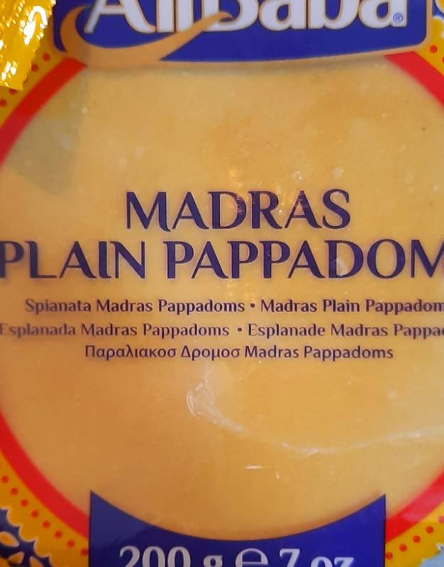 Papad - Madras plain