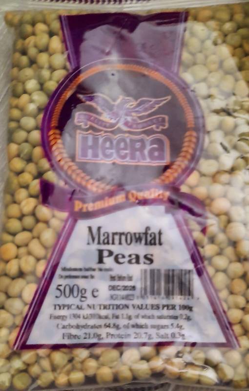 Heera Marrow Fat Peas 500gr