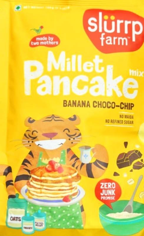 Slurrp Farm Millet Pancake - Banana Choco Chips Flavour