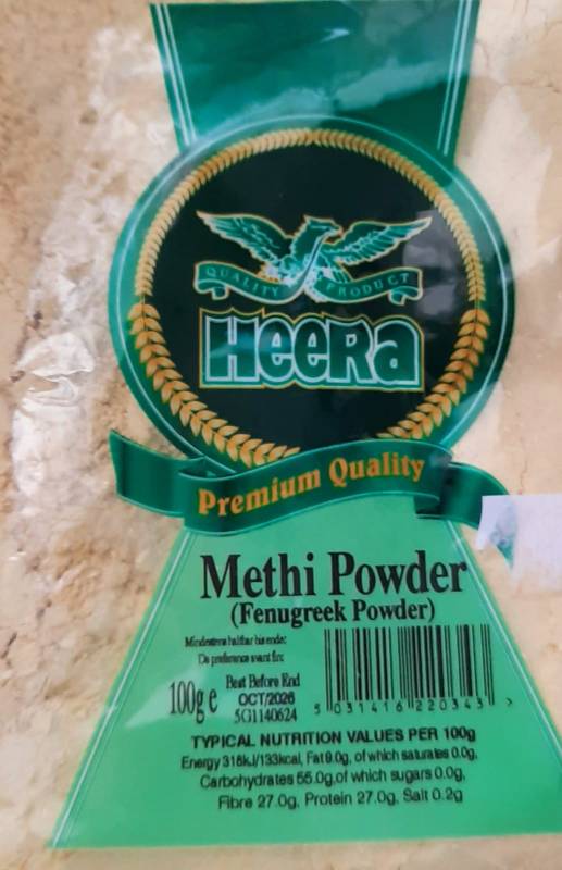 Heera Methi / Fenugreek Powder 100gt