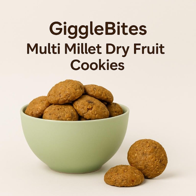 Multimillet dry fruit cookies