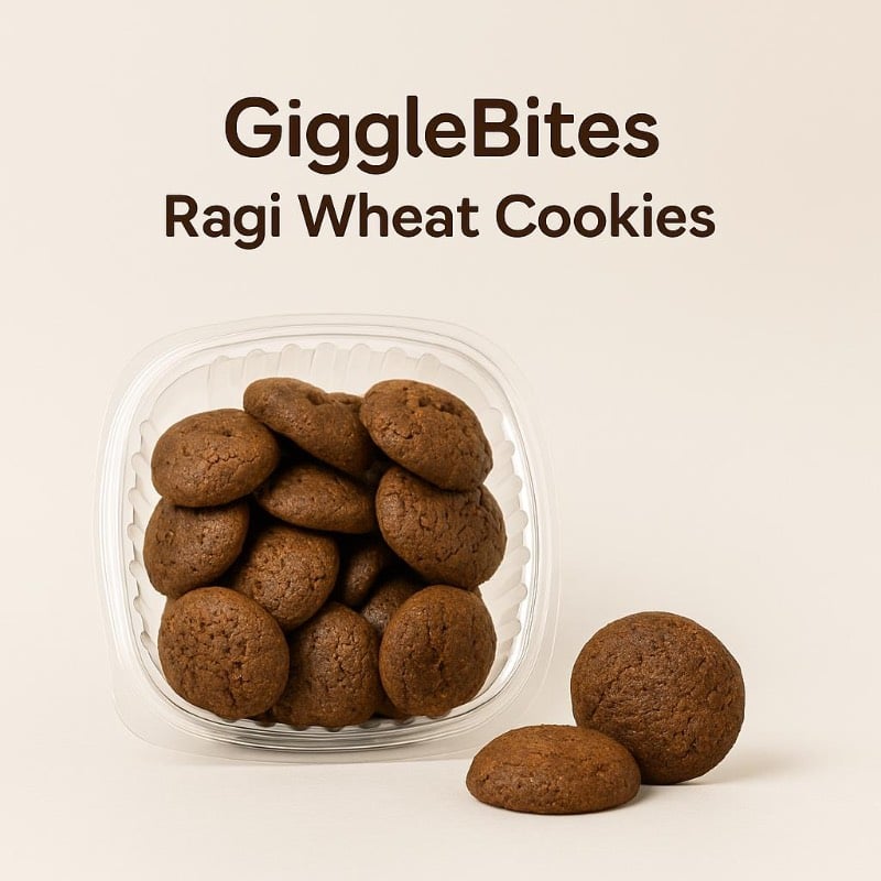 Ragi wheat cookies