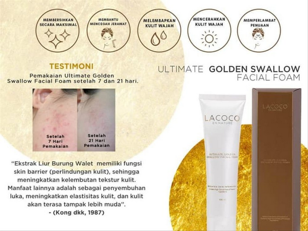 Lacoco Ultimate Golden Swallow Facial Foam