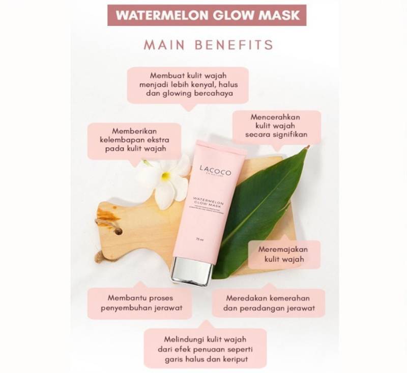 LACOCO Watermelon Glow Mask Wgmsmall