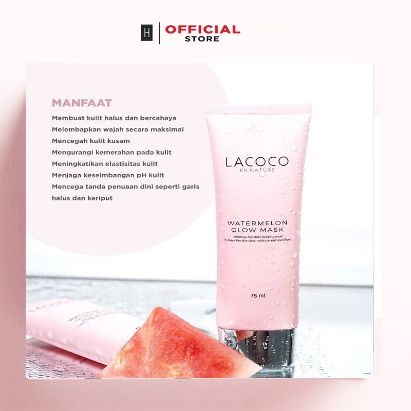 LACOCO Watermelon Glow Mask Wgmsmall