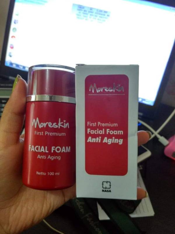 Moreskin First Premium Facial Foam Anti Aging