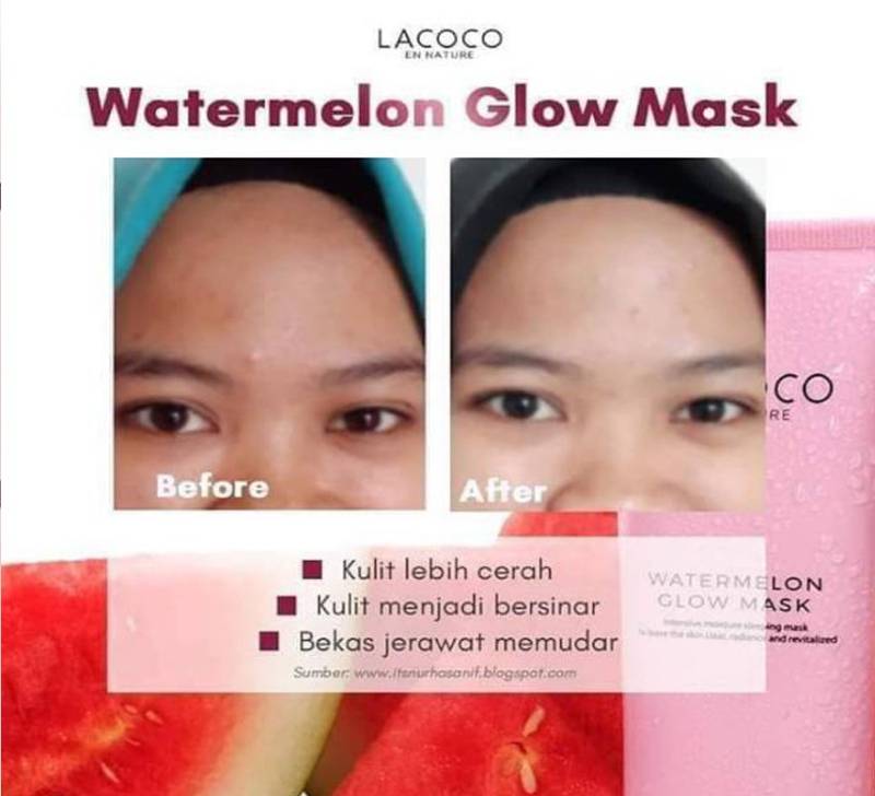 LACOCO Watermelon Glow Mask Wgmsmall
